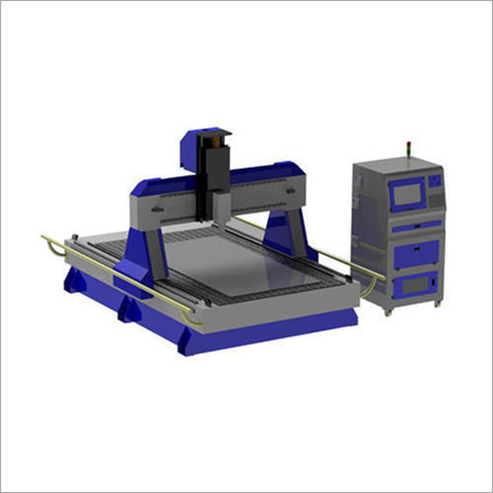 Cnc Wooden Pattern Making Machine - Color: Blue & Grey