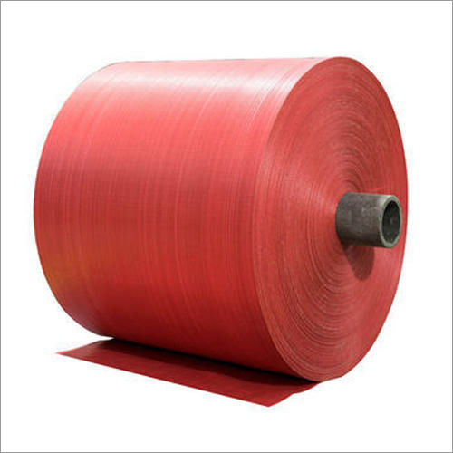PP Red Woven Fabric Roll