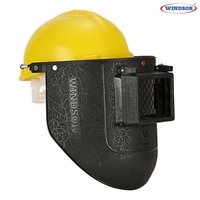 Windsor Spring Loaded Welding Shield with Nape Safety Helmet