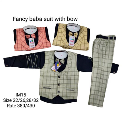 Fancy Baba Suit With Bow
