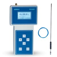 Portable Oxygen Analyzer - New Model Oxa801 , Dc Power Source For Oxygen Monitoring And Incubator O2 Testing