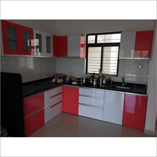 Modular Kitchen Wooden Cabinet - Color: As Per Client Choice