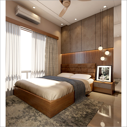 Designer Wooden Bed - Color: As Per Client Choice