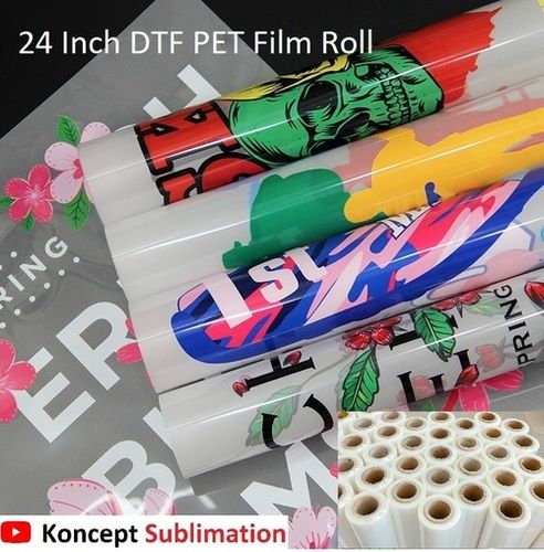 Dtf Pet Film Roll 24 Inch Capacity: Large