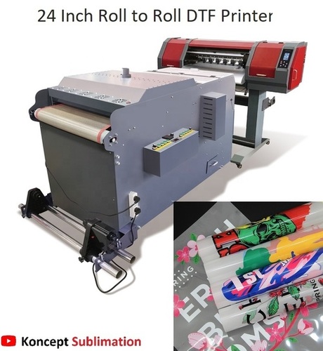 Roll To Roll DTF Printer Machine 24 Inch