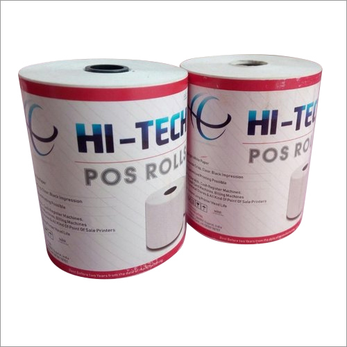 Printed White Thermal Paper Roll Size: 6 M
