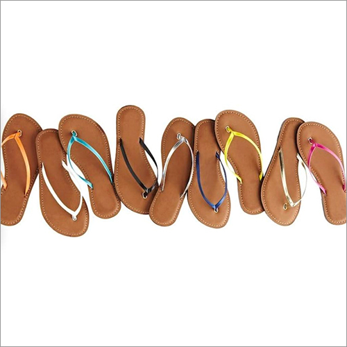 Multicolor Ladies Flat Slippers