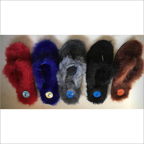 Ladies Fuzzy Fluffy Furry Fur Slippers