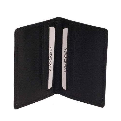 Black Bifold Card Case