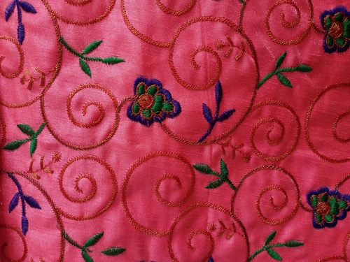 beautiful embroidery fabric from shivam fashion