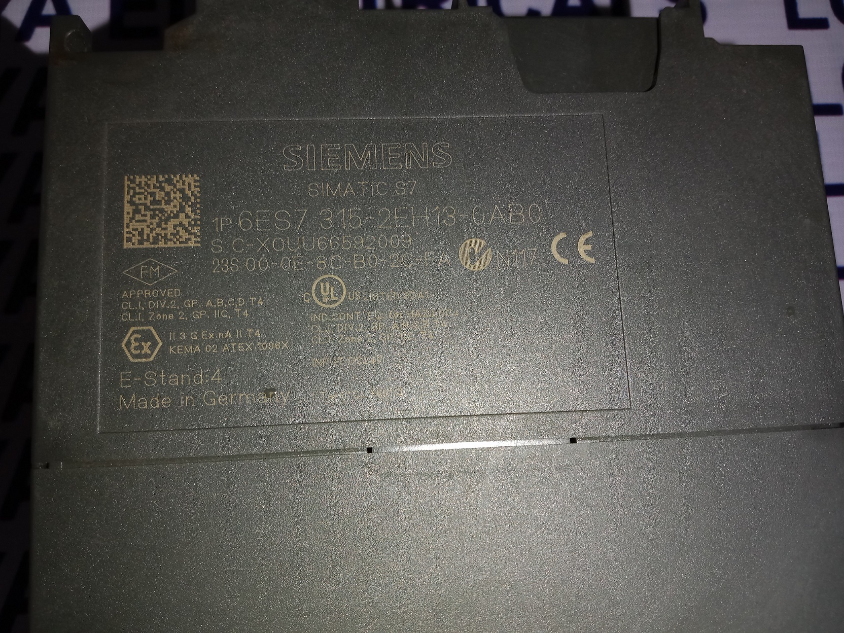 SIEMENS CPU MODULE 6ES7 315-2EH13-0AB0