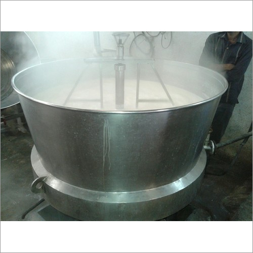 SS Steam Heating Milk Pan