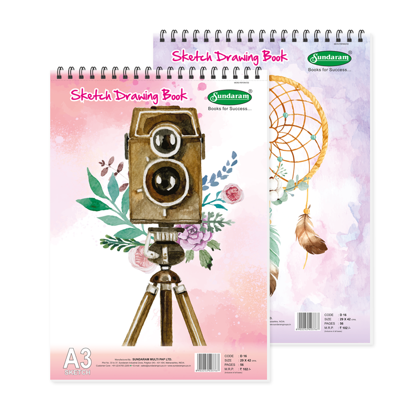 Sketch Drawing Book - A3 56 Pages
