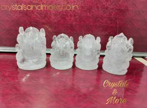Clear Crystal Ganesha