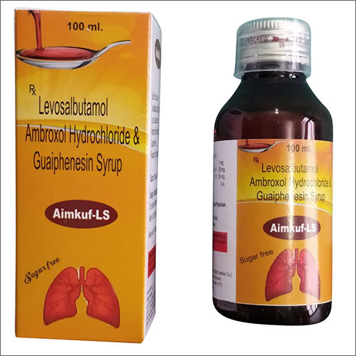 100ml Levosalbutamol Ambroxol Hydrochloride And Guaiphenesin Syrup
