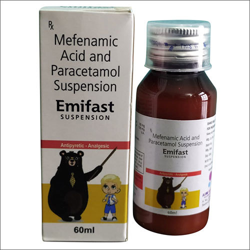 60ml Mefenamic Acid And Paracetamol Suspension