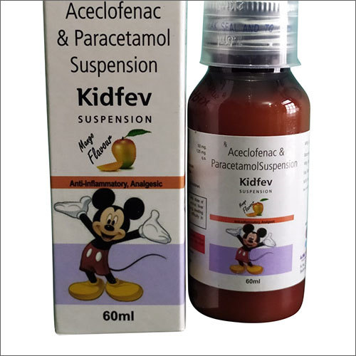 60ml Aceclofenac And Paracetamol Suspension