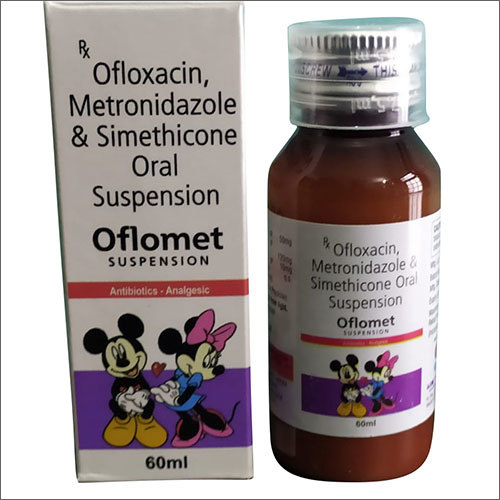 60ml Ofloxacin Metronidazole And Simethicone Oral Suspension