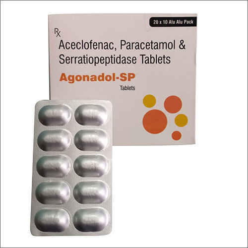 Aceclofenac Paracetamol And Serratiopeptidase Tablets