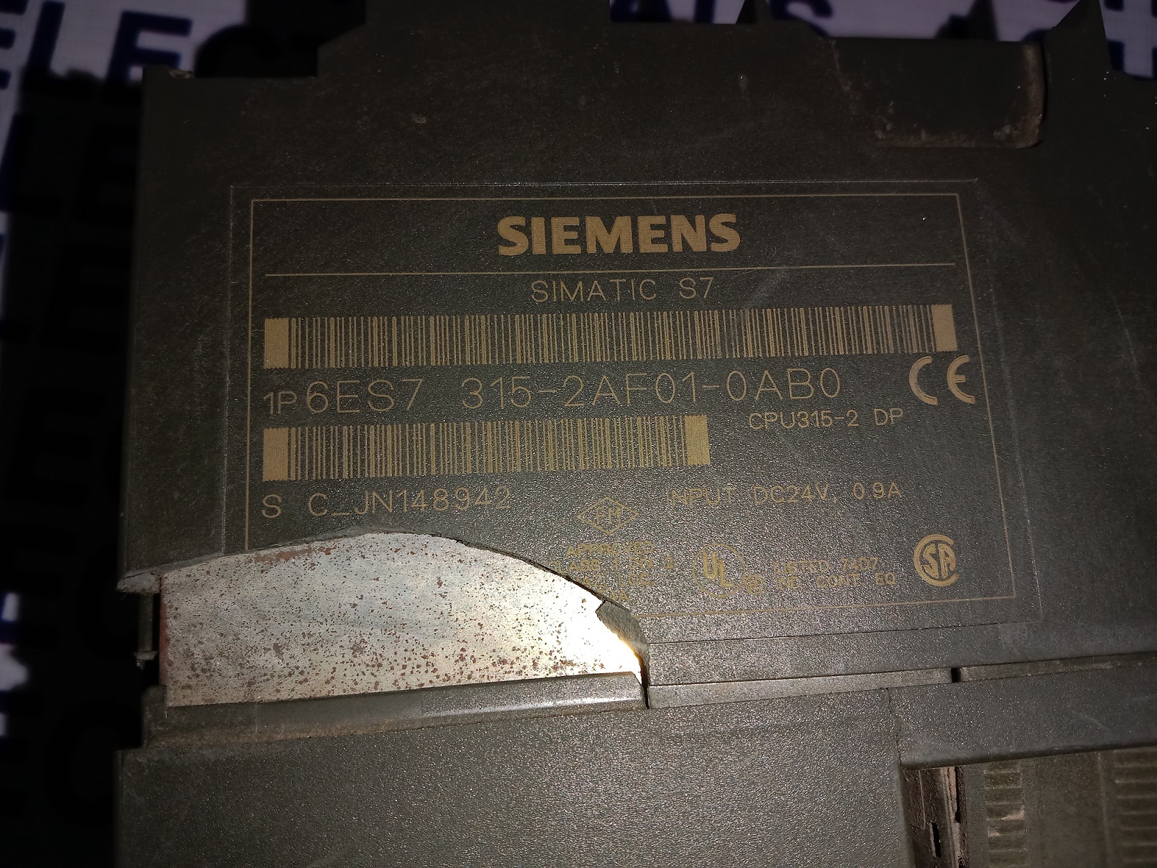 SIEMENS CPU MODULE 6ES7 315-2AF01-0AB0