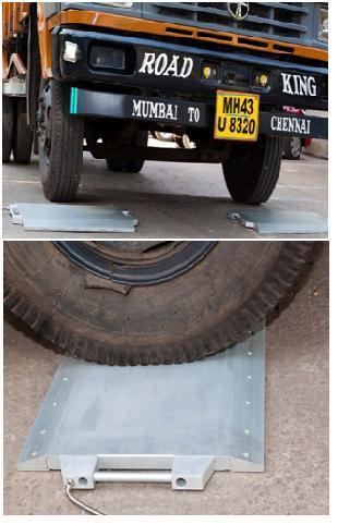 Portable Axle Weigh Pad for Trucks