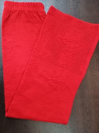 Red Color Woolen Palazzo
