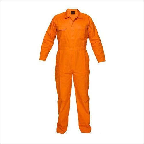 Orange Cotton Boiler Suits