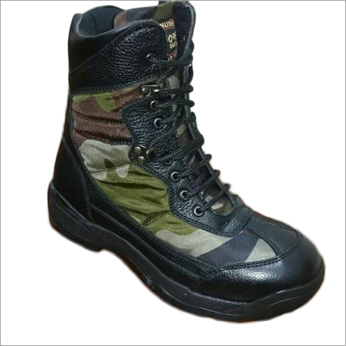 High Length Army Boots Size: 10