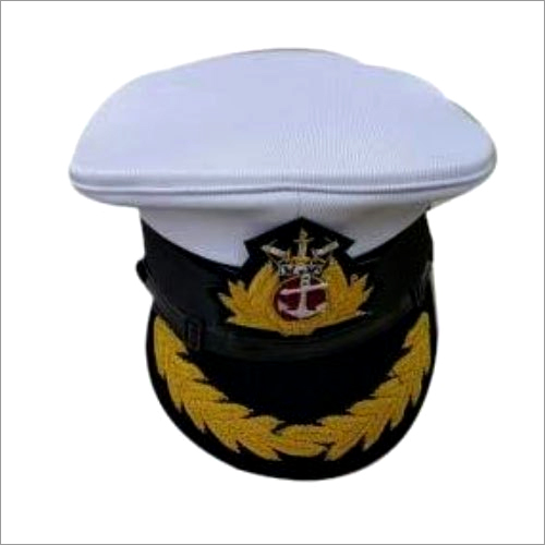 Cotton Merchant Navy Peaked Cap