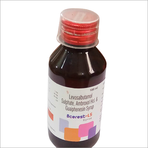 100 ML Levosalbutamol Sulphate, Ambroxol HCl And Guaiphenesin Syrup