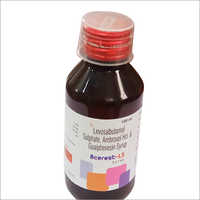 100 ML Levosalbutamol Sulphate Ambroxol HCl And Guaiphenesin Syrup