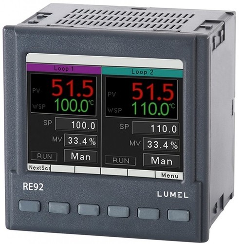 LUMEL RE92 Digital Dual Loop PID Controller