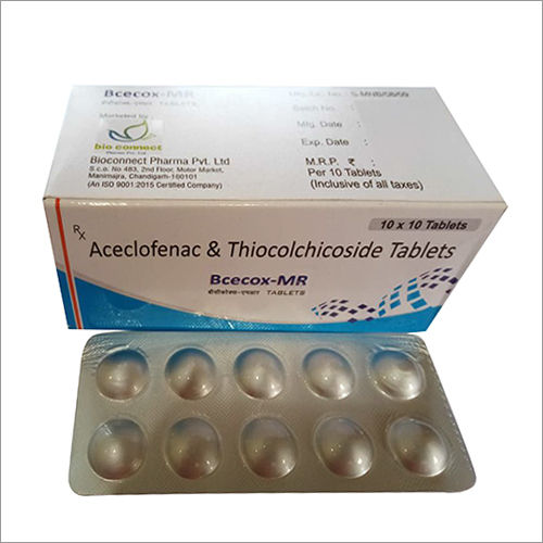 Aceclofenac And Thiocolchicoside Tablets