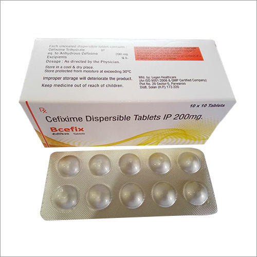 200 MG Cefixime Dispersible Tablets IP