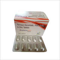 Ferrous Ascorbate, Folic Acid And Zinc Tablets