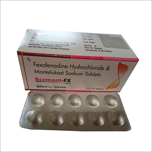 Fexofenadine Hydrochloride And Montelukast Sodium Tablets