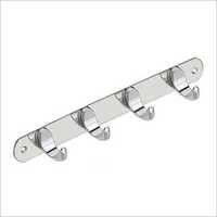 White Stainless Steel Plate With Zinc Hook