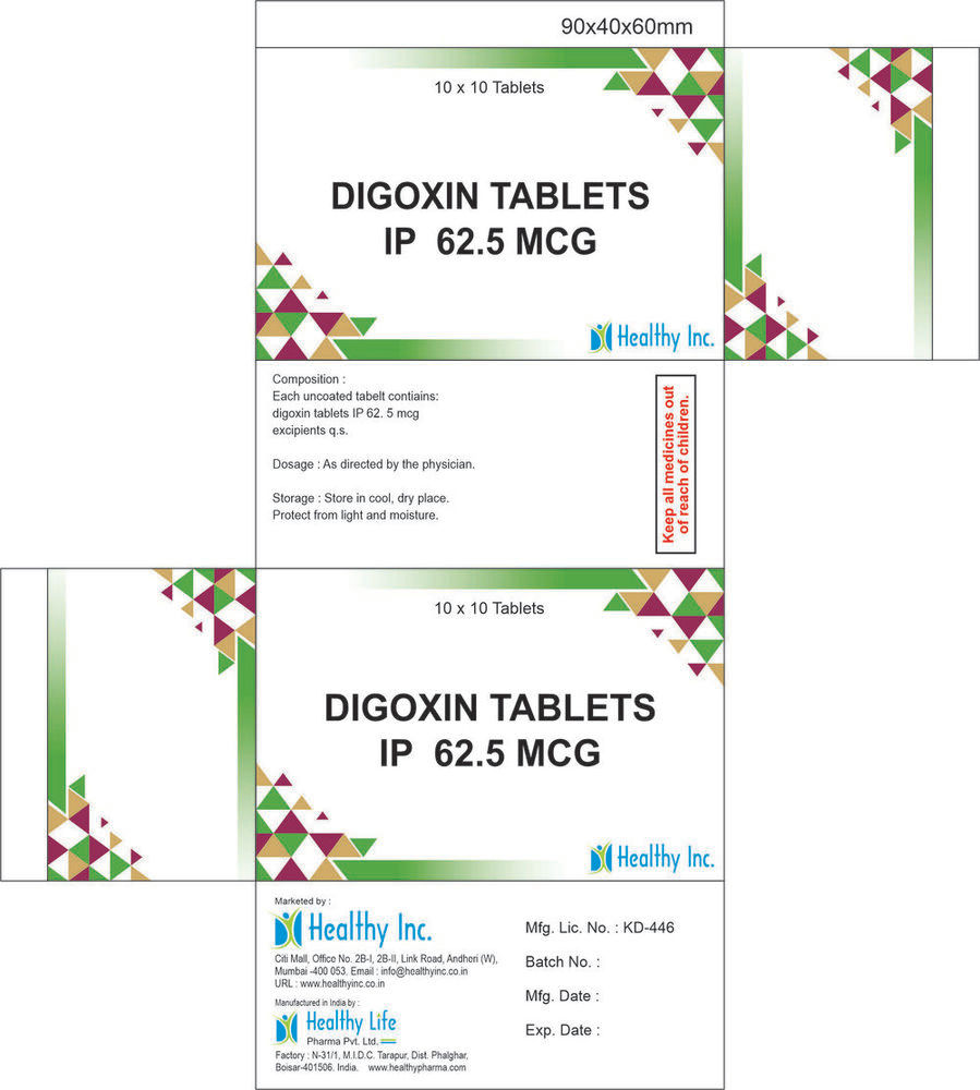 Digoxin Tablets Generic Drugs