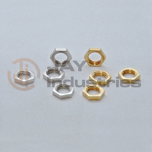 Brass Lock Nut with Plating