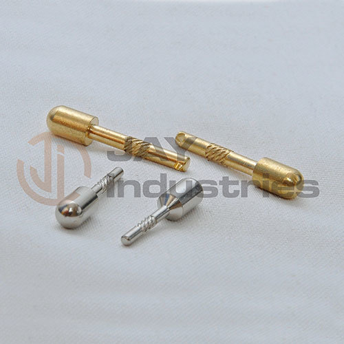 Brass Male Knurled Pin for Moulding