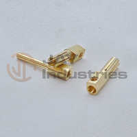 Brass Female Pin with Wire Connector