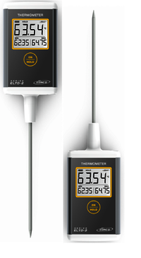 Digital Max Min Thermometer (eltd - 2) - Metallic | -40 To +125â°c Temperature Range, Electronic Sensor, Ideal For Food And Pharmaceutical Industries
