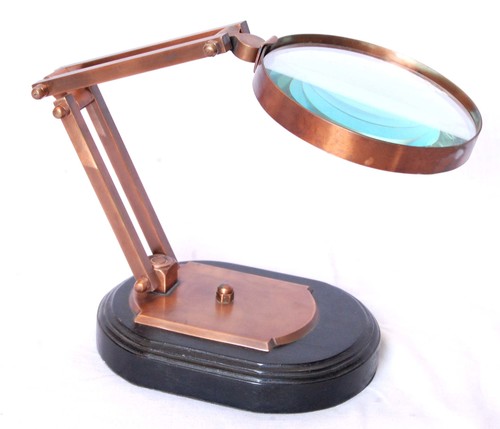 Antique Table Top Magnifying Glass