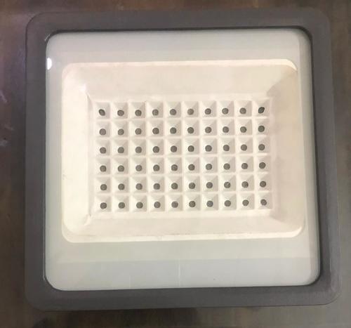 LED Flood Light Lance Housing - Aluminum Alloy, 150x150x50 mm, Gray | 50W, 5000 lm Bright Lumens, IP65 Rated for Outdoor Area Lighting