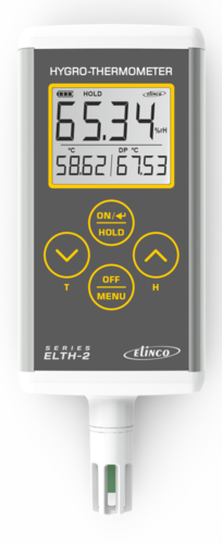 Hygro Thermometer with Dew Point ( ELTH - 2) Resolution : 0.1