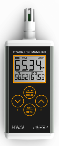 Hygro Thermometer with Dew Point ( ELTH - 2) Resolution : 0.1
