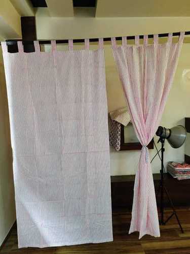 Jaipuri Lining Block Print Handmade Curtain