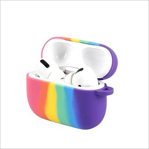 Rainbow Airpods Pro Case Body Material: Silicone