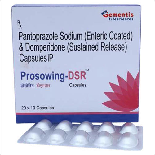 Pantoprazole Sodium Enteric Coated And Domperidone Sustained Release Capsules IP