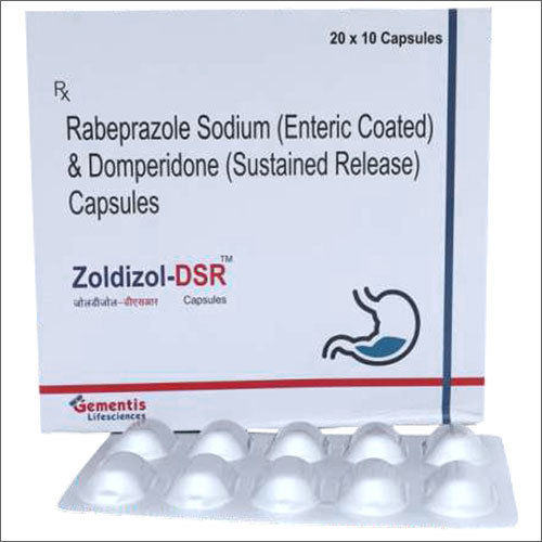 Rabeprazole Sodium Enteric Coated And Domperidone Sustained Release Capsules